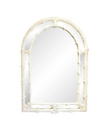 Large Vintage Serge Roche Gampel Stoll White Lacquered Palm Mirror circa... - $1,097.28 CAD