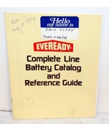 Vintage Eveready Battery Complete Line Catalog &amp; Reference Guide 1978 - $566.69 MXN