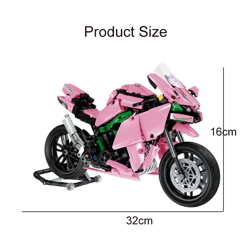 E car model building blocks moc racing motobike vehicles bricks toys for children gifts thumb200