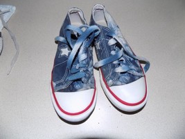 CONVERSE ONE STAR Blue White Tie Dye Low Top Lace Up Sneaker Size 13 KID... - $25.84