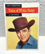 1958 Overland TV Westerns #57 Tales of Wells Fargo  Dale Robertson Topps - $4.94