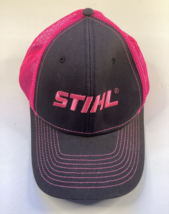 STIHL Outfitters Hat Womens Adjustable Pink Mesh Back Trucker Cap - $8.90