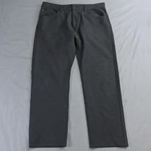 DOCKERS 33x28 Smart 360 Knit Gray Straight Leg 5 Pocket A1316 Mens Jeans - £14.21 GBP