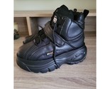CHENSAN Women&#39;s Chunky Sneakers Black High Top Elevator Athletic Shoes S... - $29.69