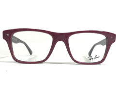 Ray-Ban RB5308 5236 Eyeglasses Frames Burgundy Red Tortoise Square 51-18-145 - £58.90 GBP