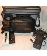 Sharp Slim Cam VL-L340U VHS Video Camera W/ Case &amp; Manual possible parts... - £59.77 GBP