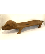 American Folk Art Carved Wooden Pig Tray Sculpture Standing One Piece WOOD! - €167,45 EUR
