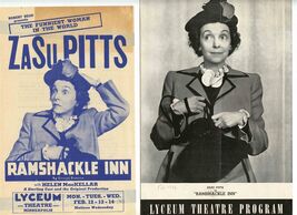 Ramshackle Inn Lyceum Theatre Program &amp; Flyer Minneapolis 1945 Zasu Pitts  - $17.82