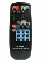 Canon WL-D72 Factory Original Digital Camcorder Remote Control For Ultura - £9.64 GBP