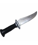 Funny Joke Gag Fake Realistic Trick Rubber Dagger Knife Zombie Hunter LA... - £11.65 GBP