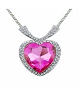 na Pink Crystal Necklace - £23.35 GBP