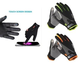 Bicycle Gloves Men Lycra Cycling Bike L/XL Full Finger Choice Color Brea... - £8.22 GBP