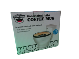 Bigmouth Original Toilet Shape Coffee Tea Mug Cup 14 Oz Ceramic New In Box - £12.73 GBP