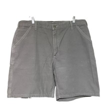 Carhartt Mens Gray Cotton Cargo Work Shorts Size 40 - £16.85 GBP