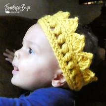 Crochet crown baby-adult pattern PATTERN ONLY - £6.26 GBP