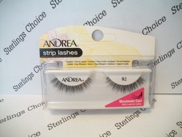 Andrea Strip Eye Lashes #92 Black - $134.41 MXN