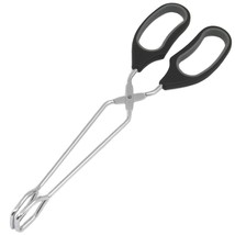 Chef Craft Classic Straight Tongs, 12 inches in length, Black - £9.84 GBP