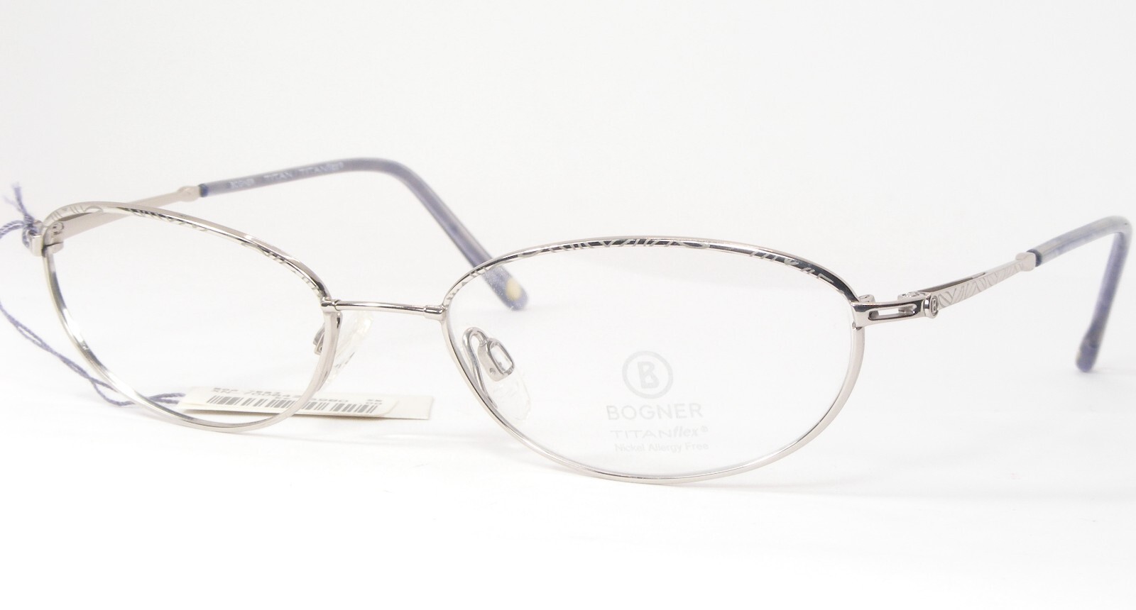 Vintage Bogner Titan 7583 00 Argento Unico Raro Occhiali da Sole 52-17-1... - $77.91