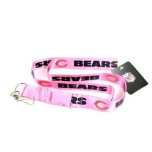 Chicago Bears Pink 2-Sided Style Lanyard NFL Official Merch - £10.30 GBP