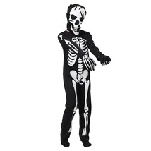 Nituyy Halloween Skeleton Costume Kids Glow in The Dark Skelebone Costume Boys - £23.46 GBP
