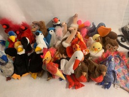 TY Beanie Babies Lot of 31, Birds, owl, ducks - £63.30 GBP