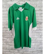 Adidas Men Green White Home Hungary Soccer Football Jersey Shirt Sz M Ra... - $95.07 CAD
