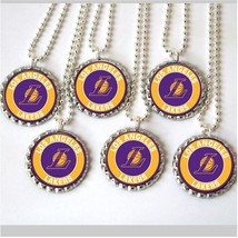 Los Angeles Lakers basketball  party favors  10 necklaces necklace loot bag - $13.25