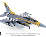 F-16 F-16c Fighting Falcon 182nd FS, 149th FW, TX ANG, USAF - 1/72 Dieca... - $108.89