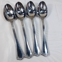 Waterford Somerset SET 4 Place Oval Soup Spoon PLS 5P-5 Stainless Vintage - $40.00