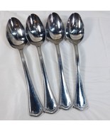 Waterford Somerset SET 4 Place Oval Soup Spoon PLS 5P-5 Stainless Vintage - $40.00