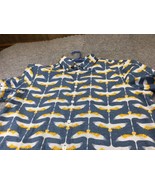Original Penguin Munsingwear Men&#39;s Large Short Sleeve Button Up Bird Shirt - £14.21 GBP