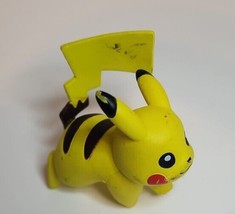 Nintendo Pokemon 1.5&quot; Pikachu Pvc Cake Topper Figure Tomy 2016 - £6.16 GBP