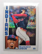 2019 Topps Francisco Lindor Silver Pack Mojo Refractor Baseball Card - £7.47 GBP+