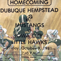 Dubuque Hempstead Mustangs Homecoming Program October 1981 Football Maga... - $15.95