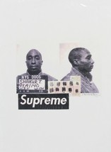 Tupac Shakur Mug Shot Supreme Print Poster by Fairchild Paris Artist&#39;s Proof - £135.44 GBP