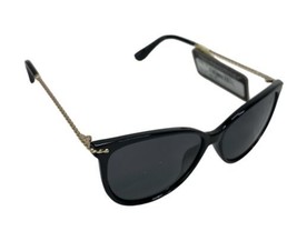 Panama Jack Womens Cateye Solid Sunglasses One Size Black/gold - £9.30 GBP