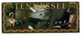 1796 1976 Tennessee Official Bicentennial State Highway Map - $11.88