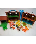 Vintage 1987-88 Fisher Price Tudor Family House 952 with Extras - $137.87 CAD