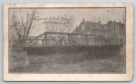 Middleburg PA Lover&#39;s Retreat Bridge c1908 Pennsylvania Postcard F34 - £5.19 GBP