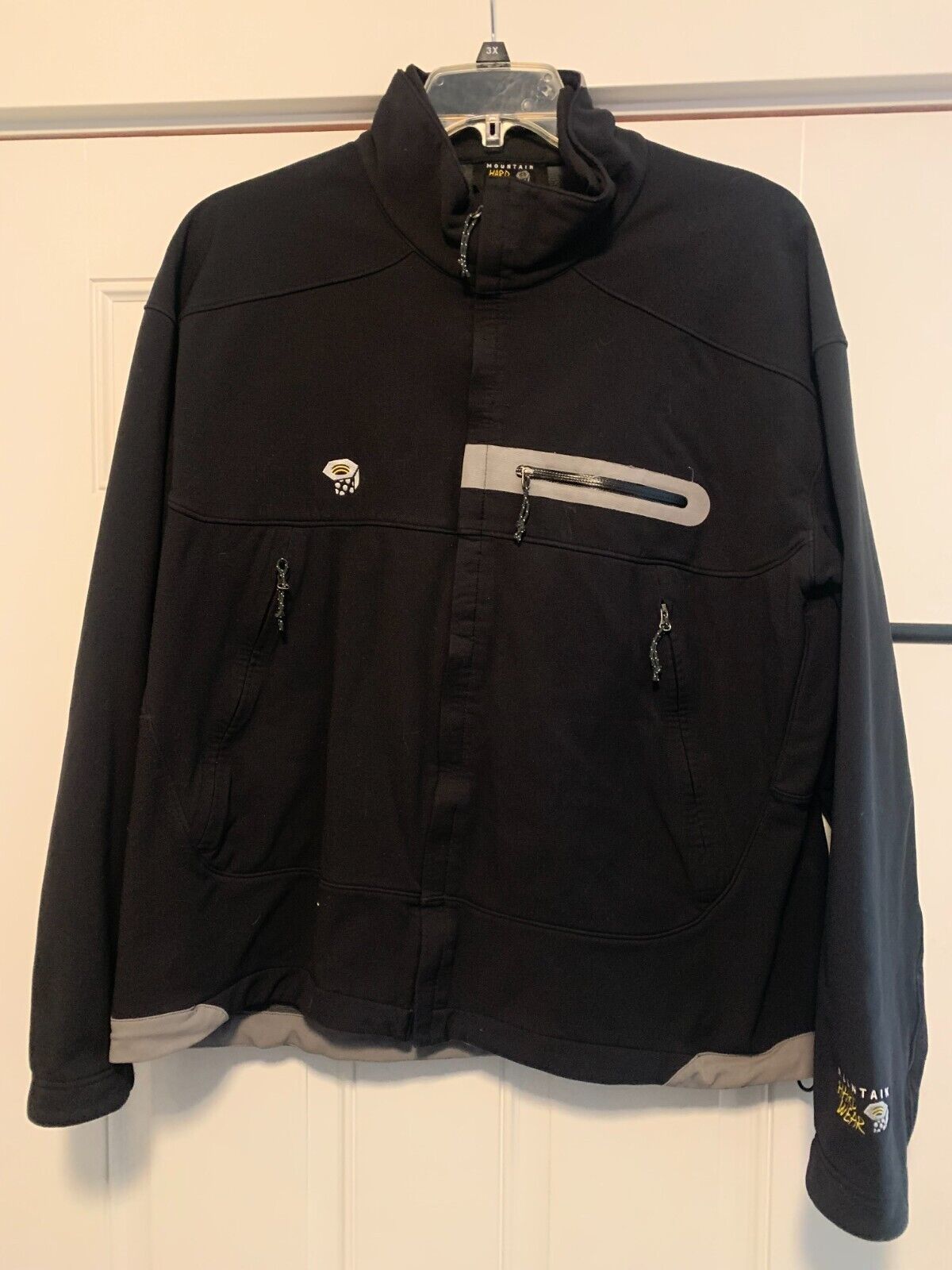 Mountain Hardwear Men's Windproof Water Resistant Soft Shell Jacket Black 2XL - £37.83 GBP
