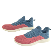 APL Techloom Racer Womens Sneakers Blue Pink Size 7.5 Mesh Low Tops Laces  - £117.94 GBP