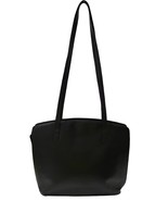 Vintage HCL Leather Goods Black Embossed Leather Purse Shoulder Bag Tote - $173.24 CAD