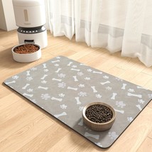 Pet Feeding Absorbent Dog Food Dog for Food and Water No Stains Quick Dry Dog Wa - £30.10 GBP