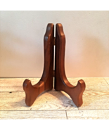 6&quot; Brown Wooden Picture Easel - £8.90 GBP