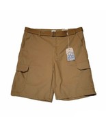 Copper Cargo Twill Shorts Mens Size 40 Tan Belted - £14.02 GBP