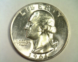 1961-D WASHINGTON QUARTER CHOICE ABOUT UNCIRCULATED++ CH. AU++ ORIGINAL ... - $9.00