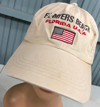 Fort Myers Ft. Florida US Flag Destroyed Discolored Baseball Cap Hat Str... - £8.56 GBP