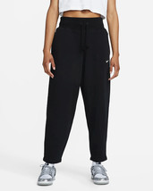Nike Phoenix Fleece High-Waisted Curve Sweatpants Womens L Black - £19.36 GBP