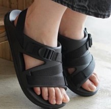 Chaco Chillos Glissière pour Femme Taille 6 SPORTS Sandales Noir JCH1086... - $24.75