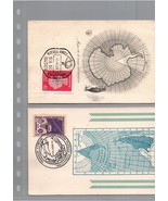 Attractive small lot of 10 covers and stamp block variety Polar Antarcti... - £37.13 GBP